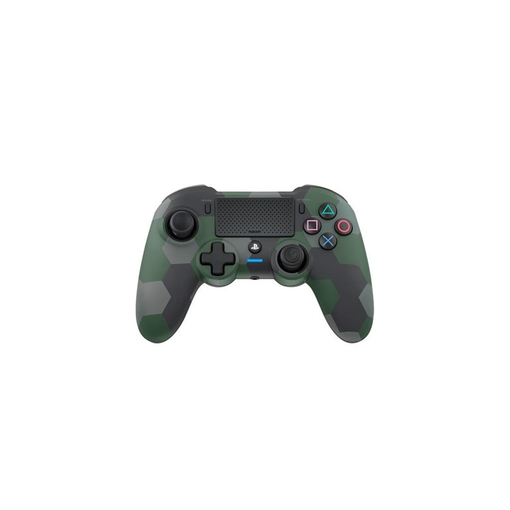 NACON Dualshock 4 V2 Controller Asymmetric - Camo Green - Wireless Controller - Sony PlayStation 4