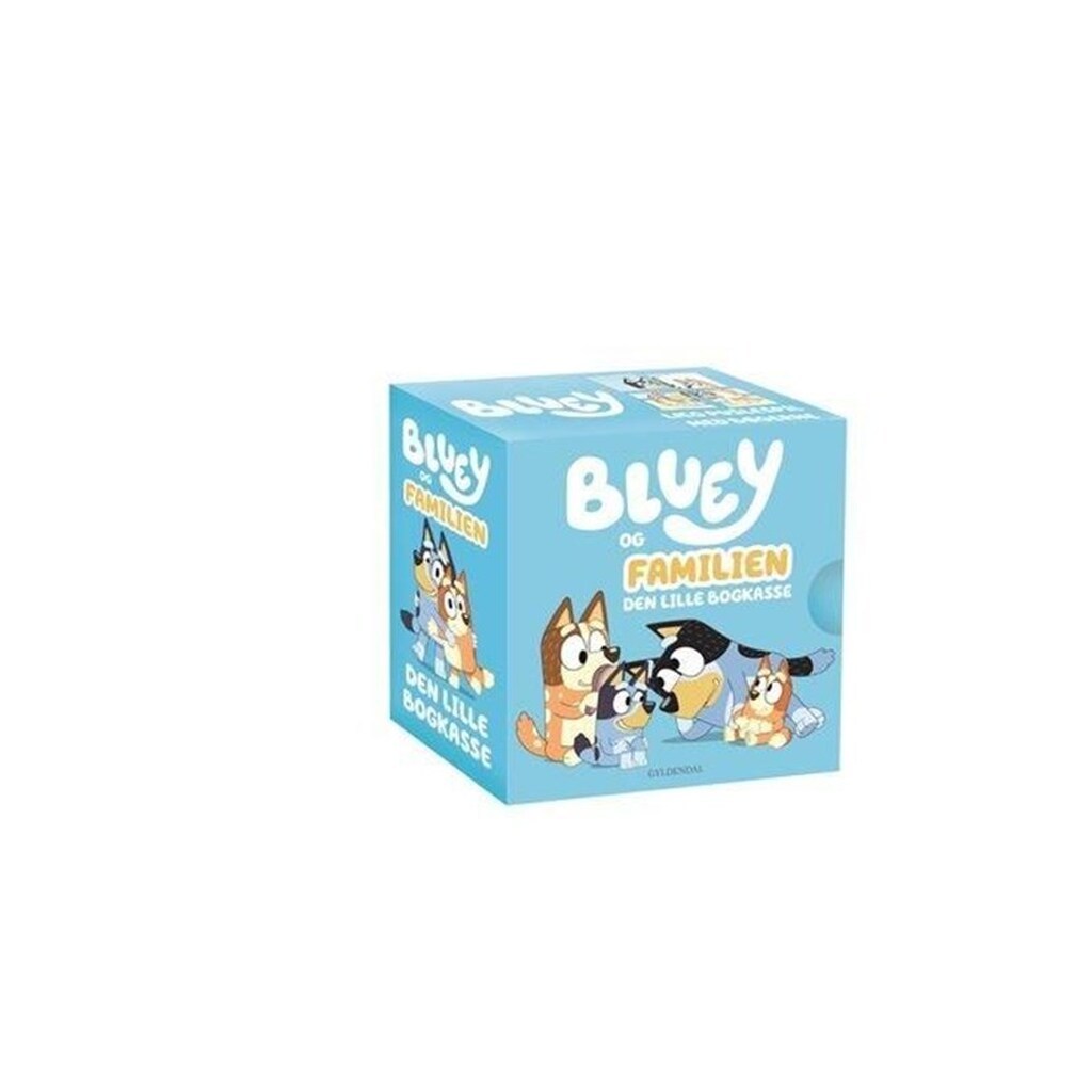 Bluey og familien. Den lille bogkasse - Børnebog - Papbog