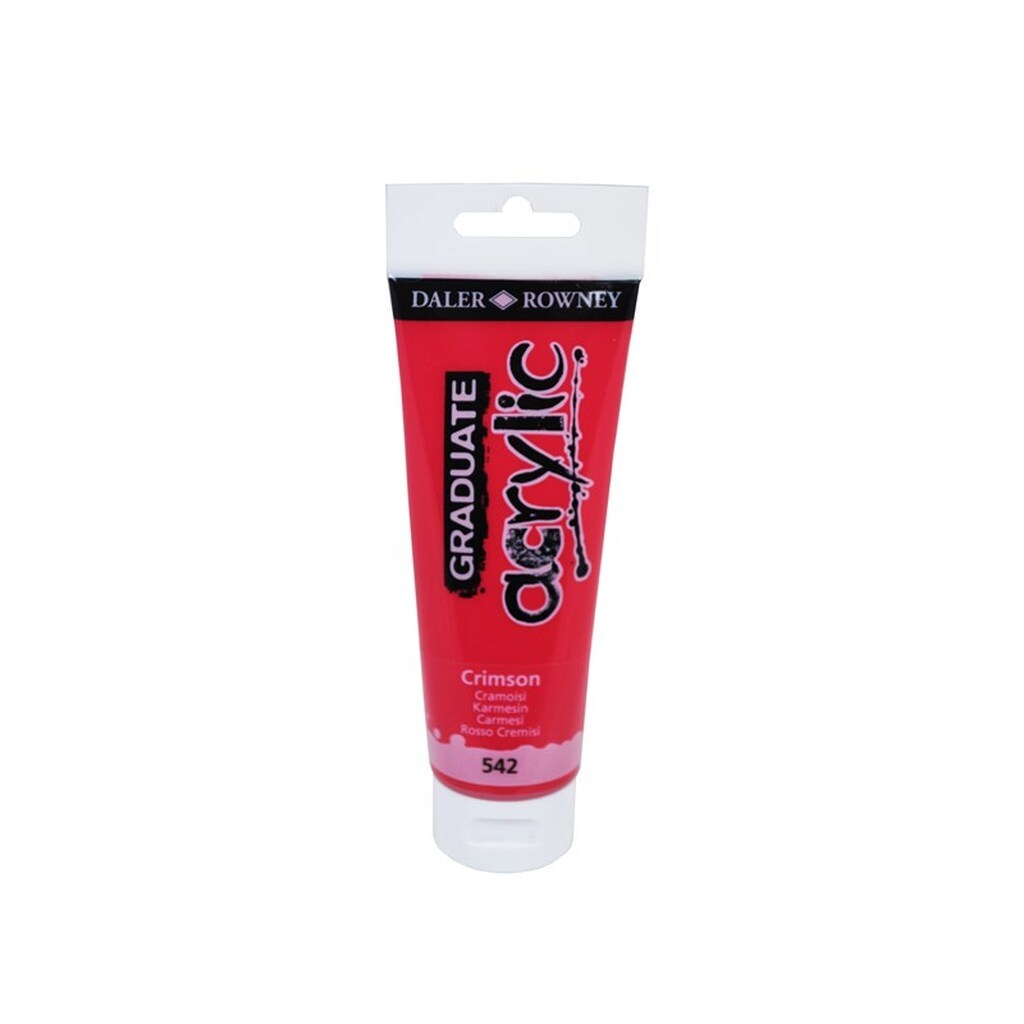 Daler-Rowney Graduate Acrylic 120 ml Crimson