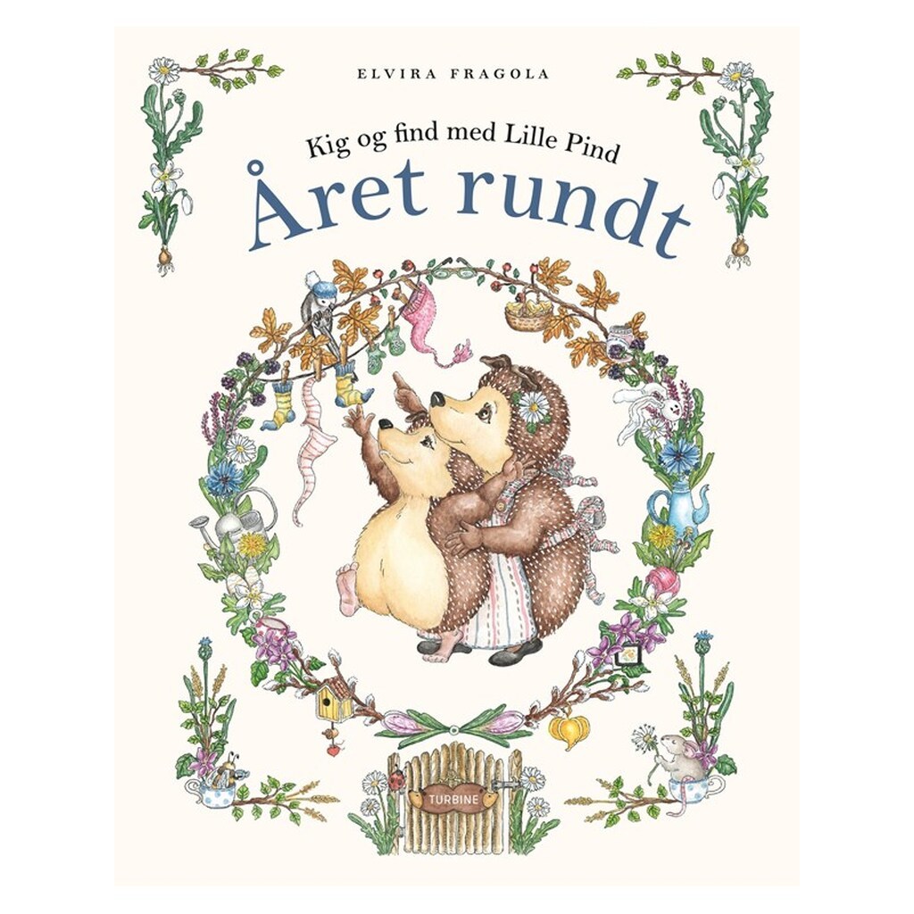 Kig og find med Lille Pind Året rundt - Børnebog - Hardback