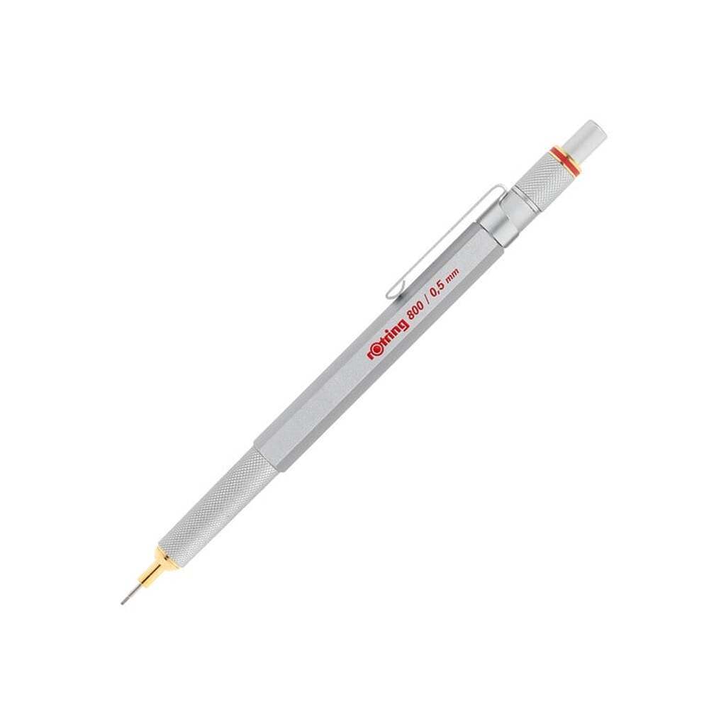 Rotring rOtring 800 mekanisk blyant | 0,5 mm | Sølv metal tønde
