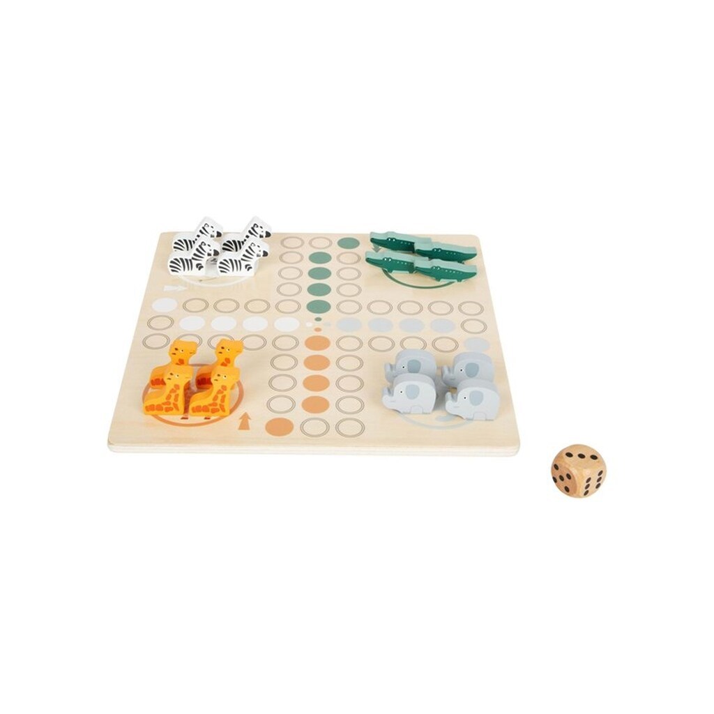 Small Foot - Wooden Ludo Game Safari