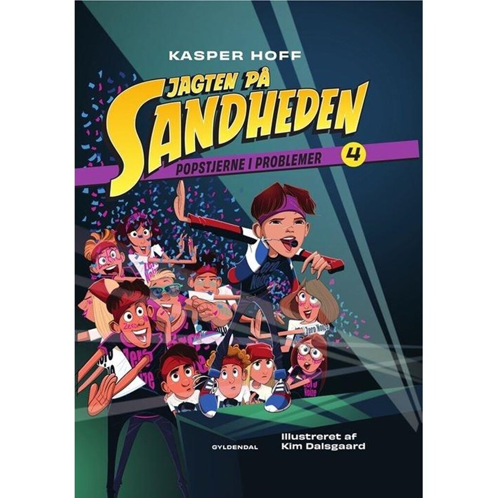 Jagten på sandheden 4 - Popstjerne i problemer - Børnebog - Hardcover