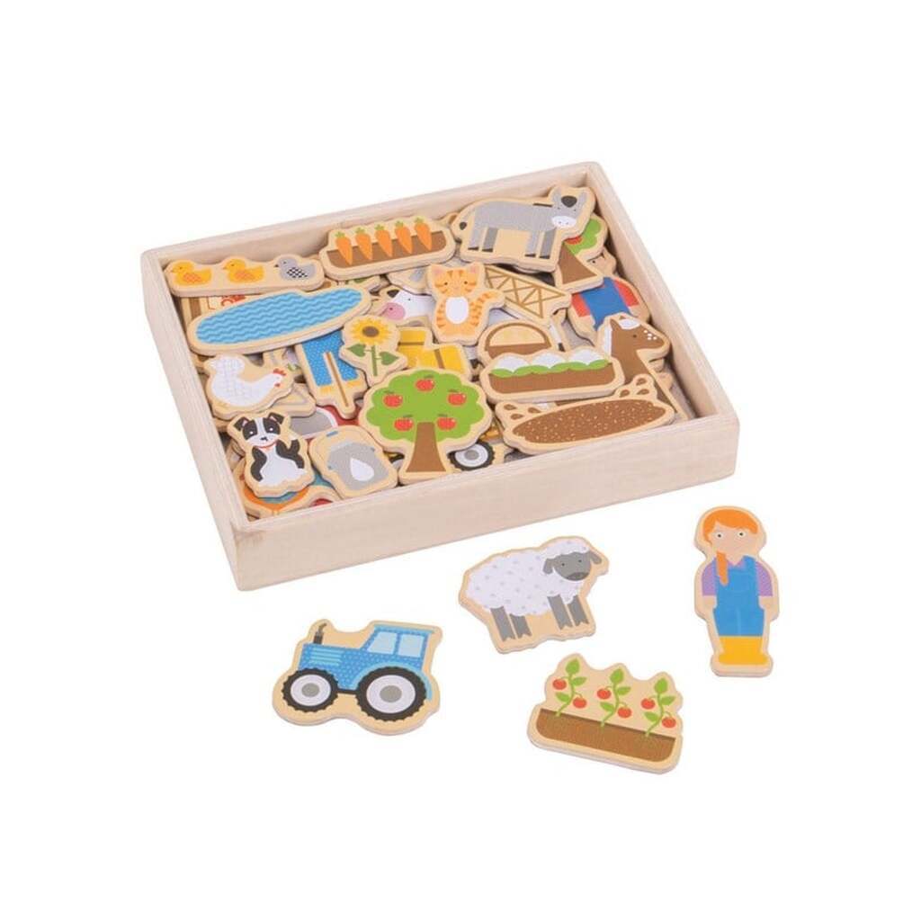 Bigjigs Farm Magnets 35 pcs.