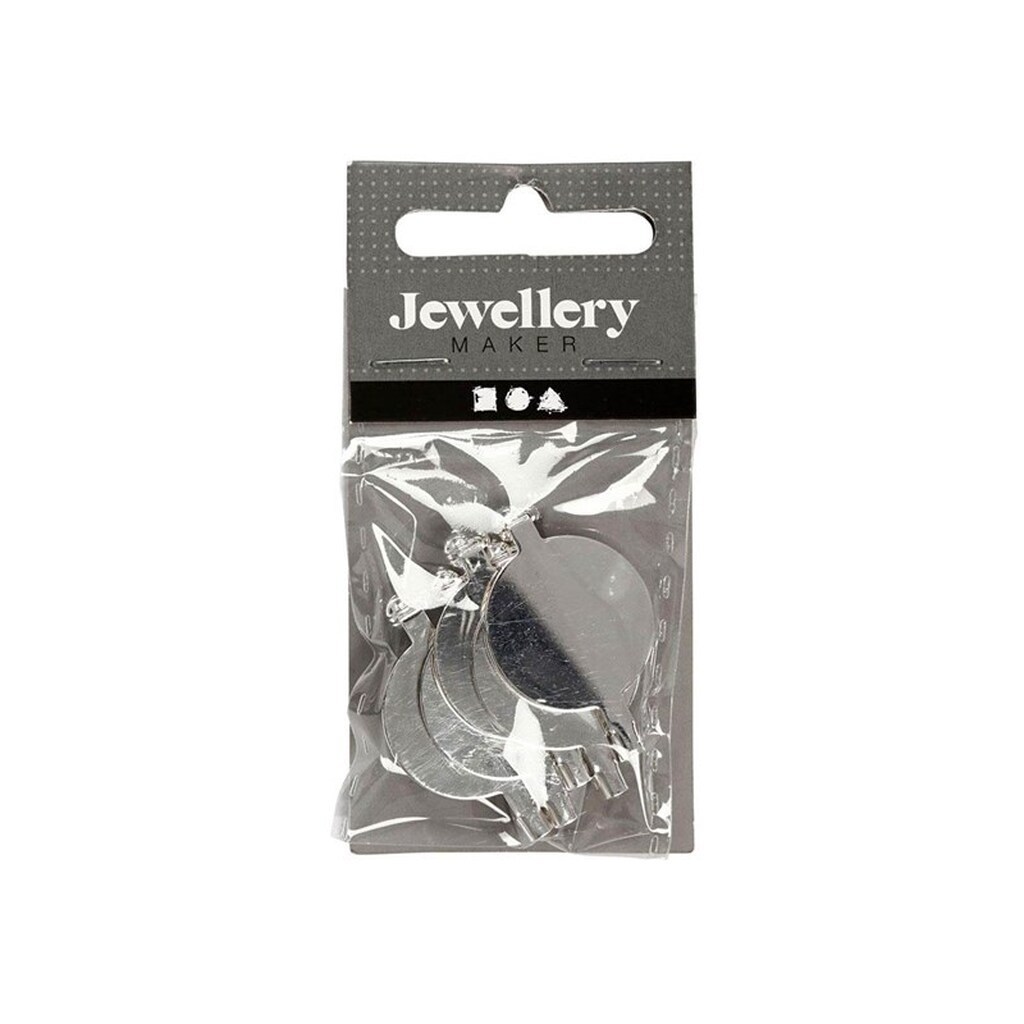 Creativ Company - Brooch pin Silver plated 20mm 5 pcs.