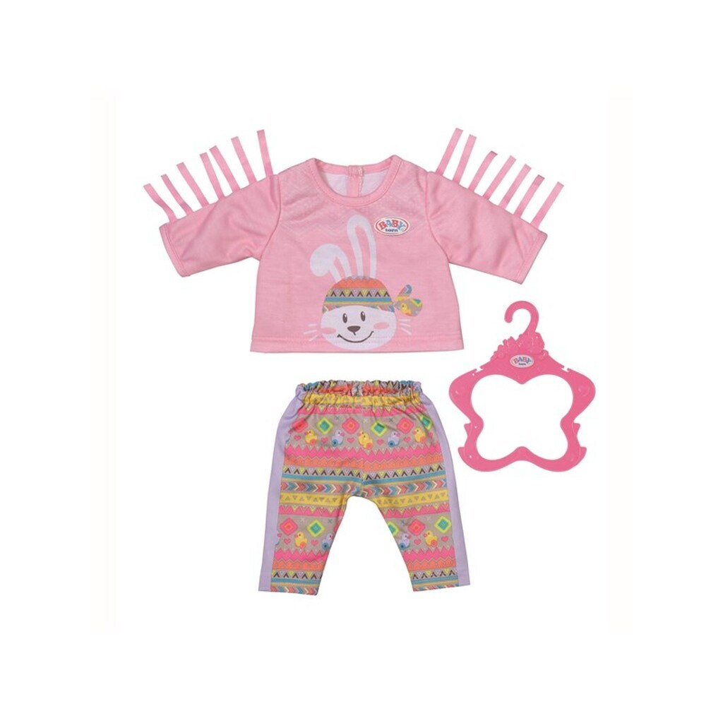 Baby Born Trendy Outfit med Kaninmotiv 43 cm