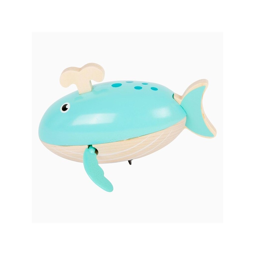 Small Foot - Bath Toy Wooden Whale Wind Up