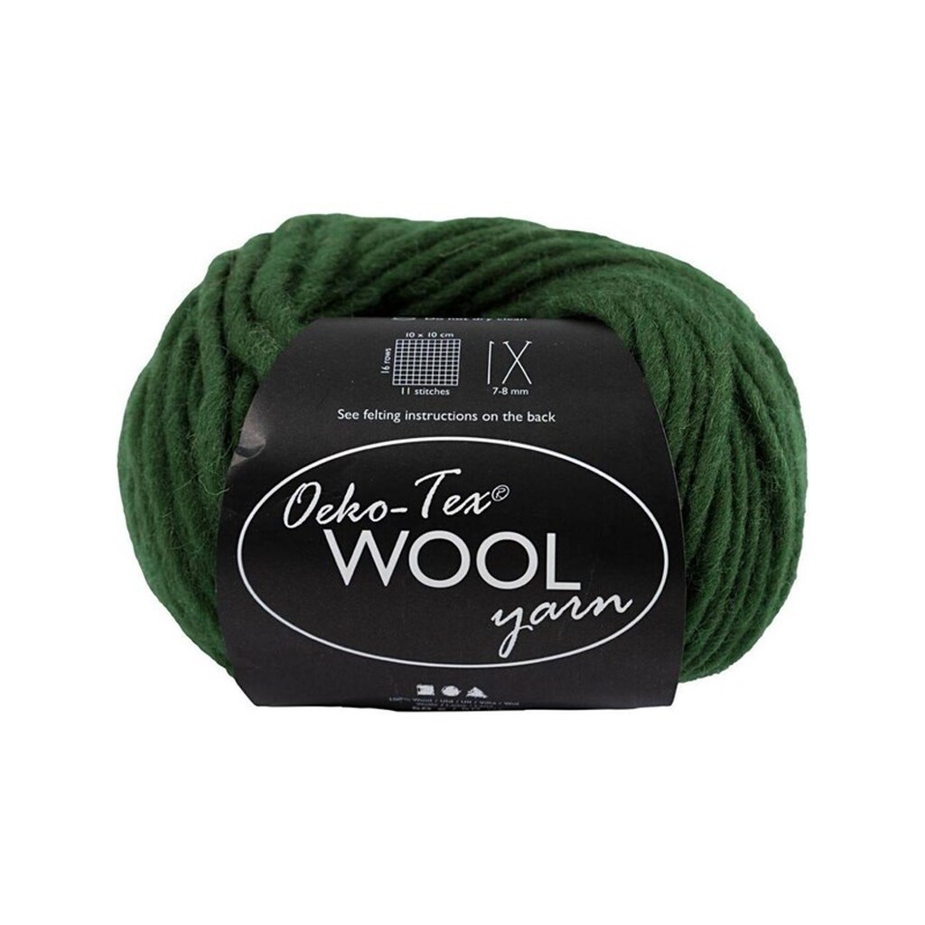 Creativ Company Wool yarn Green 50m