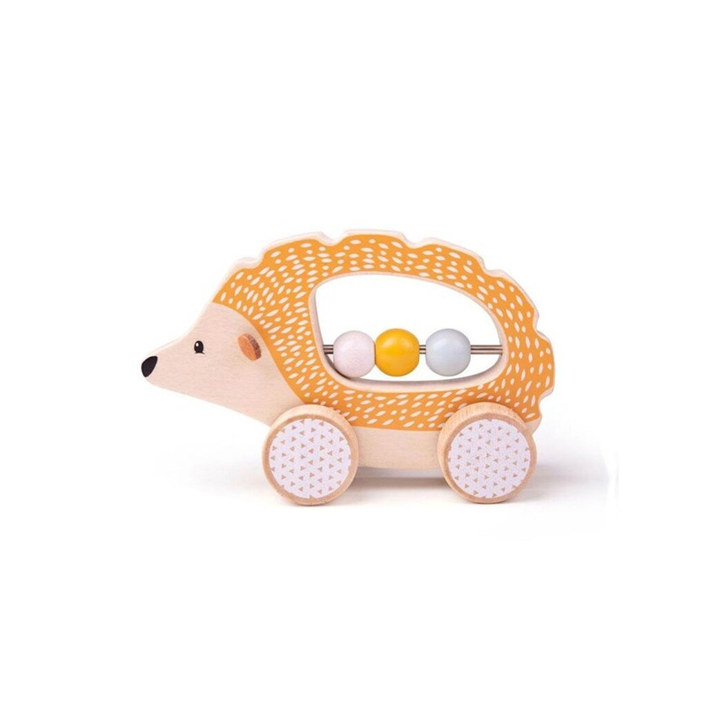 Bigjigs Wooden Push Hedgehog 100% FSC
