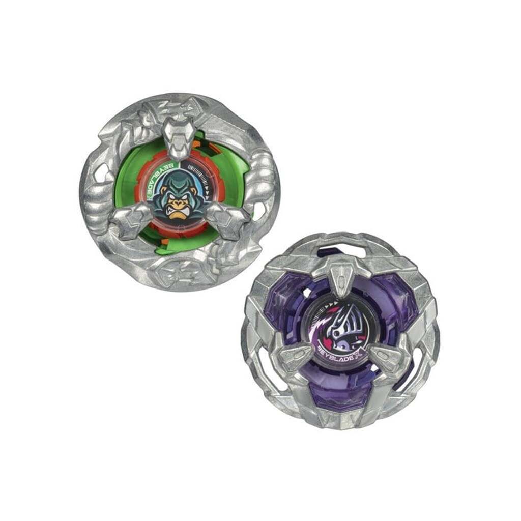Hasbro Beyblade X Yell Kong 3-60GB and Helm Knight 5-80T Top Dual Pack Set