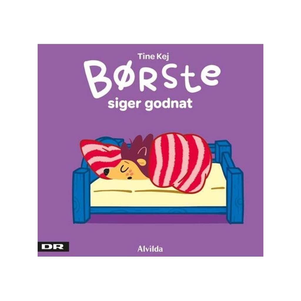 Minisjang - Børste siger godnat - Børnebog - Papbog