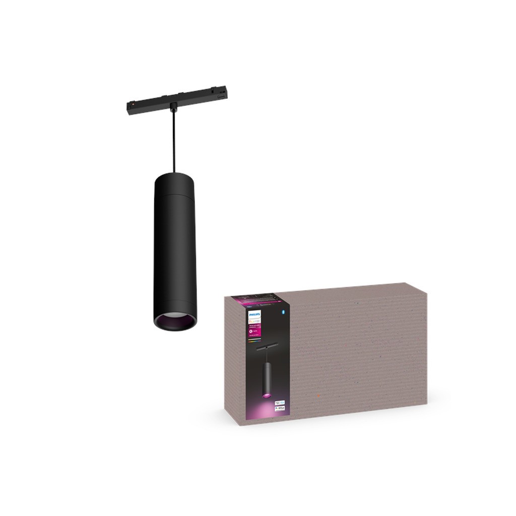 Philips Hue Perifo Loft Pendel Cylinder Lampe - Sort