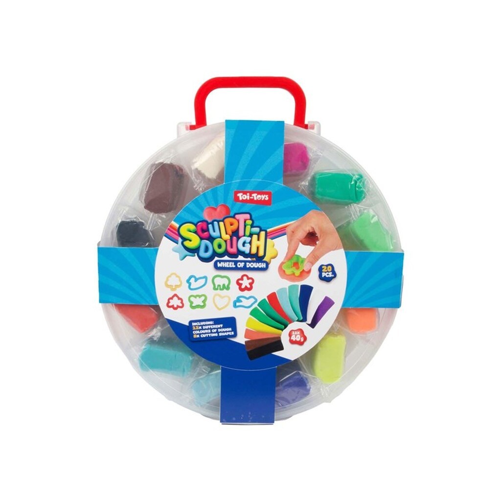 Toi-Toys - Sculptidough Clay set 12x40gram 20pcs.