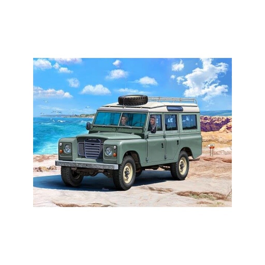 Revell Model Building Kit - Land Rover Series III LWB (S. Wagon) 1:24 - 184dlg.