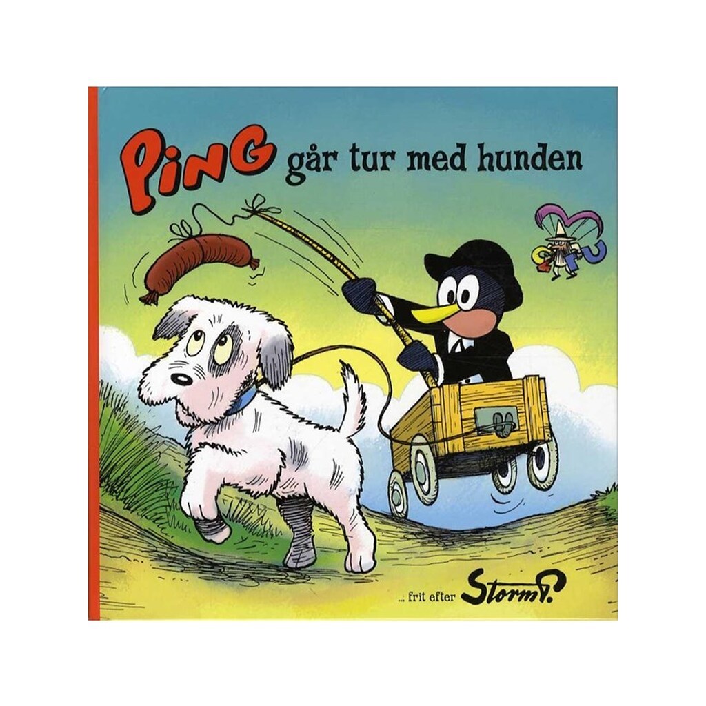 Storm P. - Ping går tur med hunden - Børnebog - Hardcover