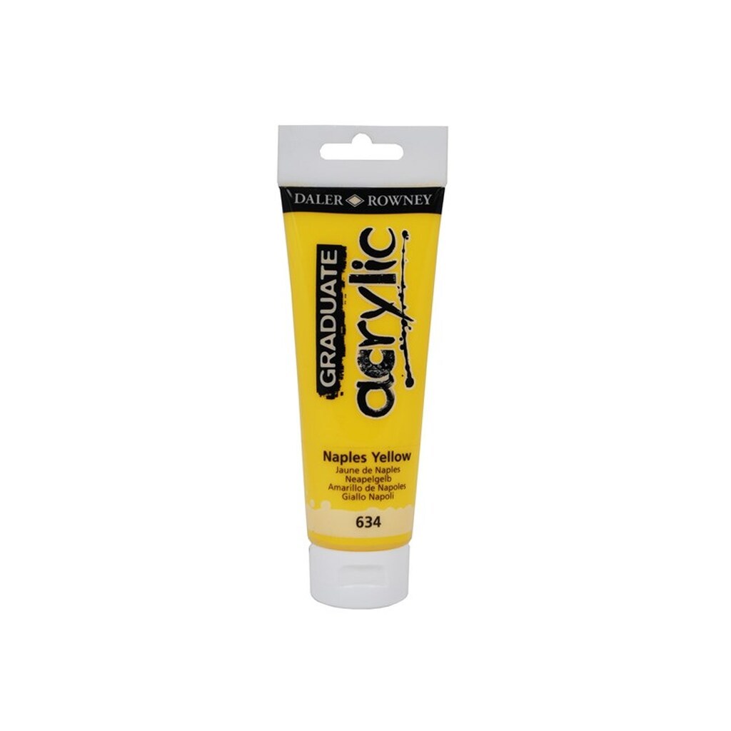 Daler-Rowney Graduate Acrylic 120 ml Naples Yellow