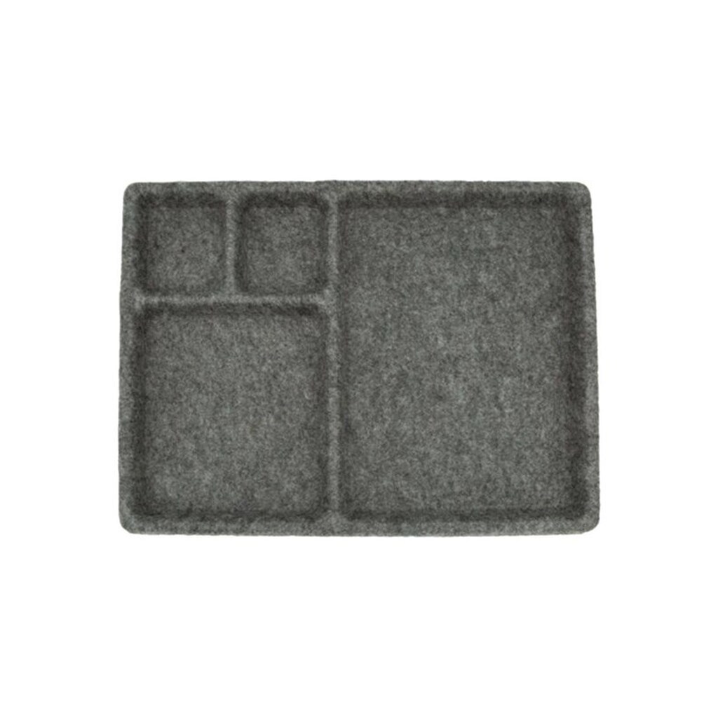 Kikkerland Felt Catch-All Tray 28.6 x 20 x 2 cm