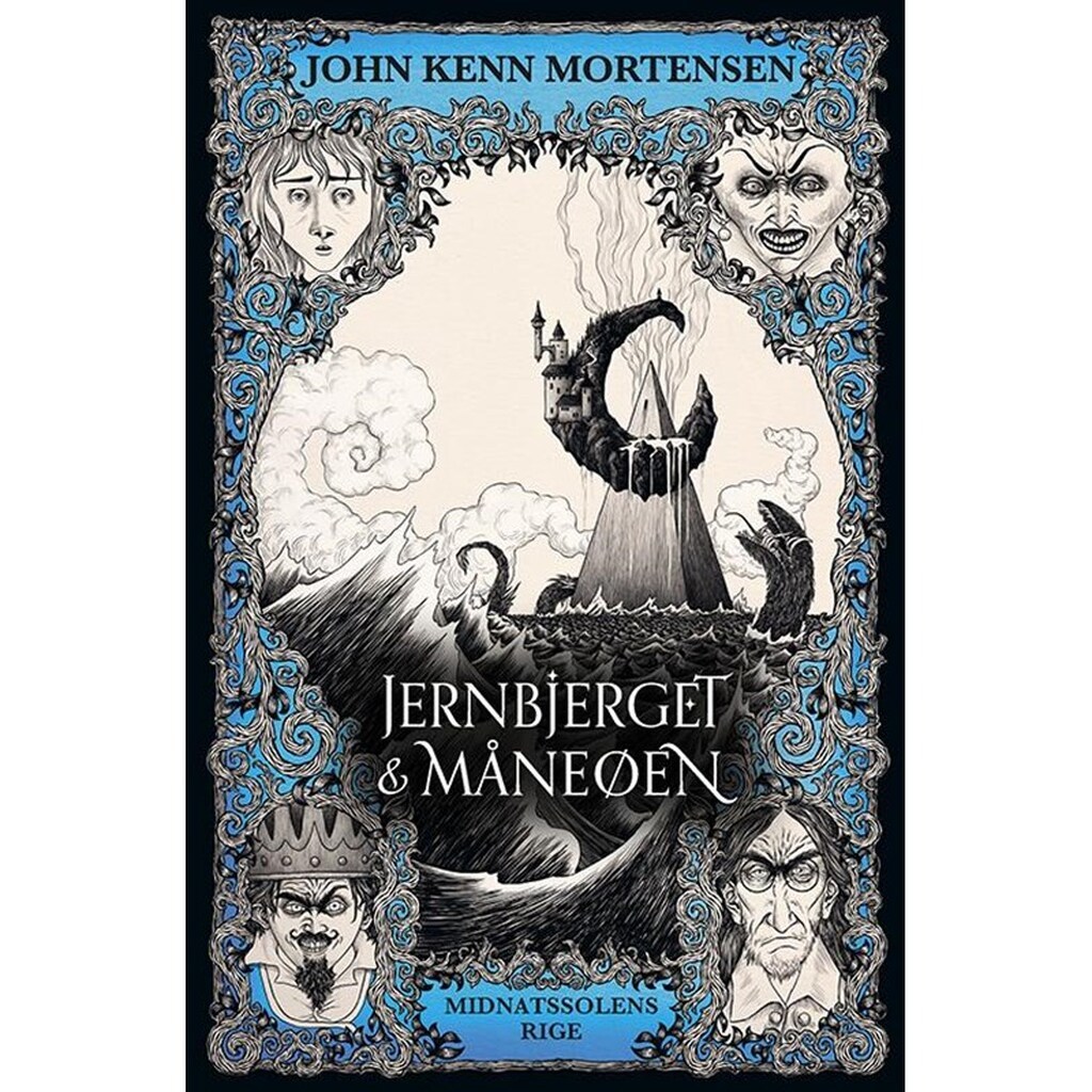 Midnatssolens Rige 2: Jernbjerget og Måneøen - Børnebog - Hardcover