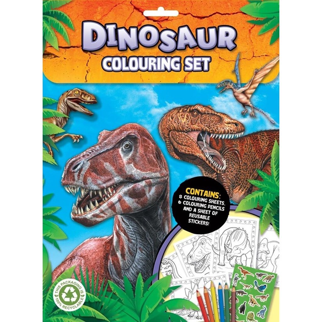 Alligator DINOSAURUS Coloring Set