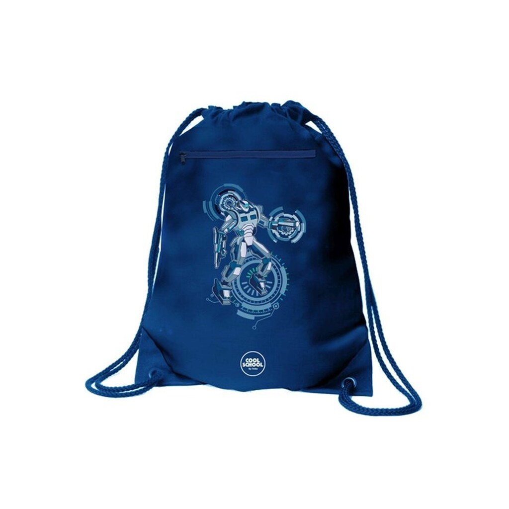 Tinka GYMBAG 34X45CM CYBER ROBOT  COOL SCHOOL