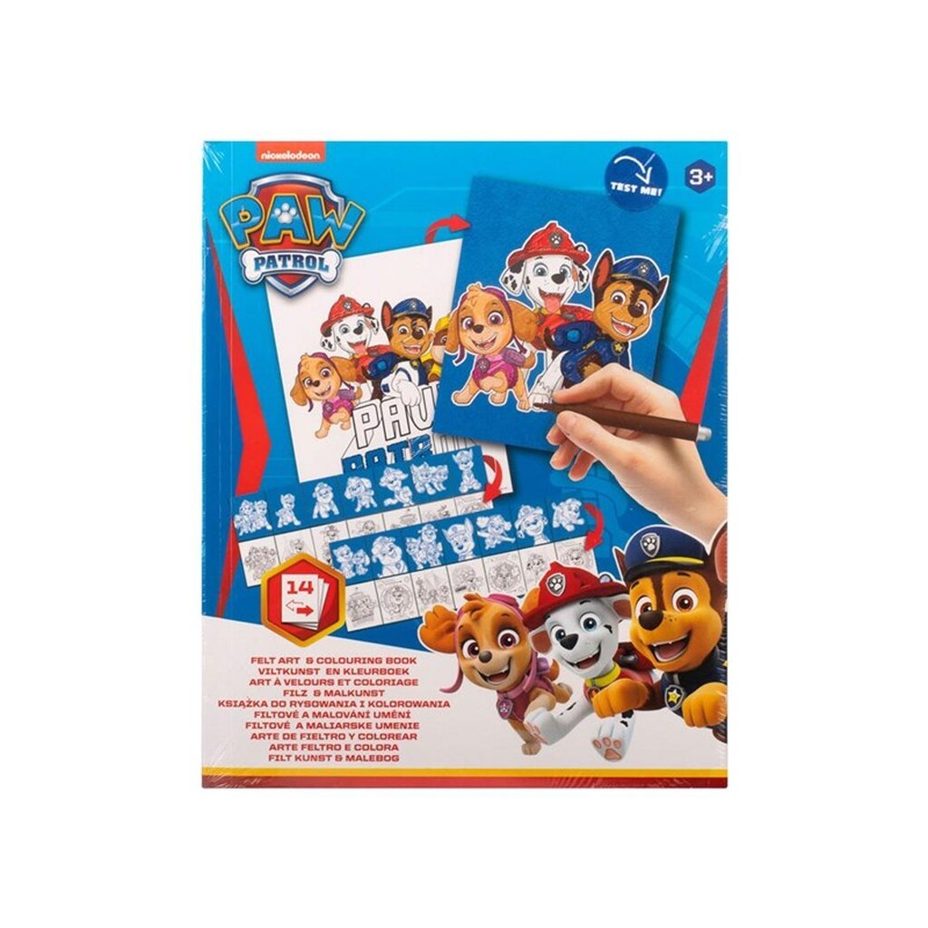 Canenco - PAW Patrol Felt Art &amp; Coloring Book