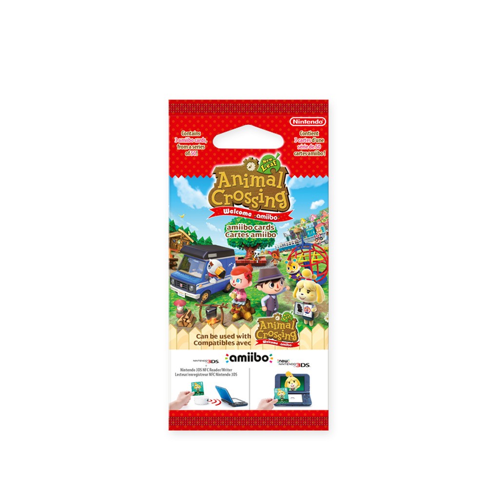 Nintendo amiibo Card: Animal Crossing New Leaf: Welcome amiibo! - Tilbehør til spillekonsol