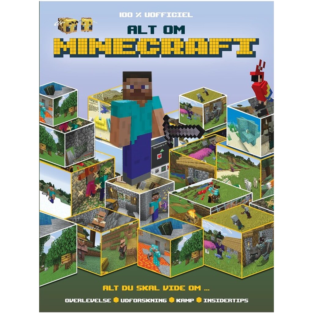 Alt om Minecraft - Børnebog - Hardcover