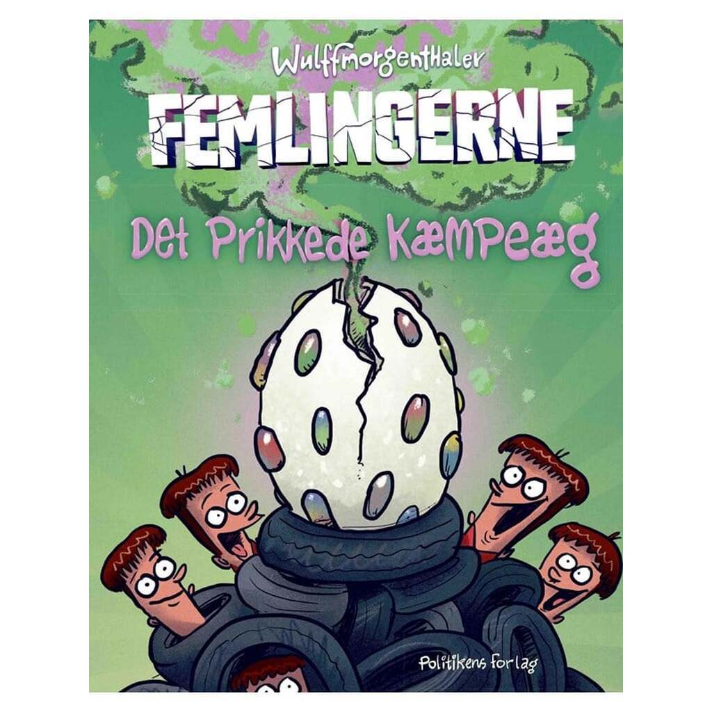 Femlingerne - Det Prikkede Kæmpeæg - Børnebog - Hardback