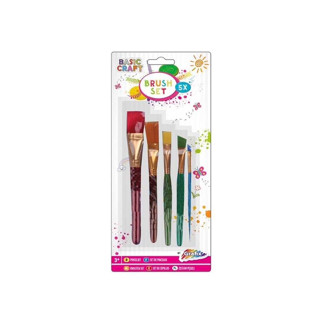 Creative Craft Group Brush set 5 pieces.