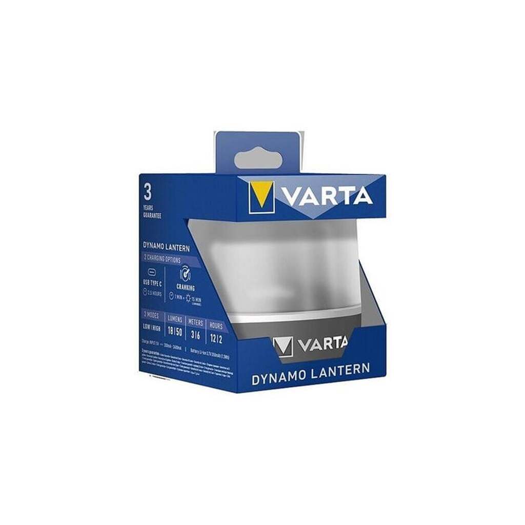 VARTA - camping light - LED - multicolour light - lantern - anthracite white