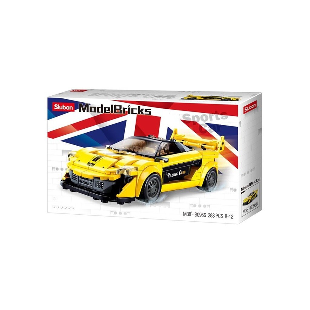 Sluban English Supercar Yellow