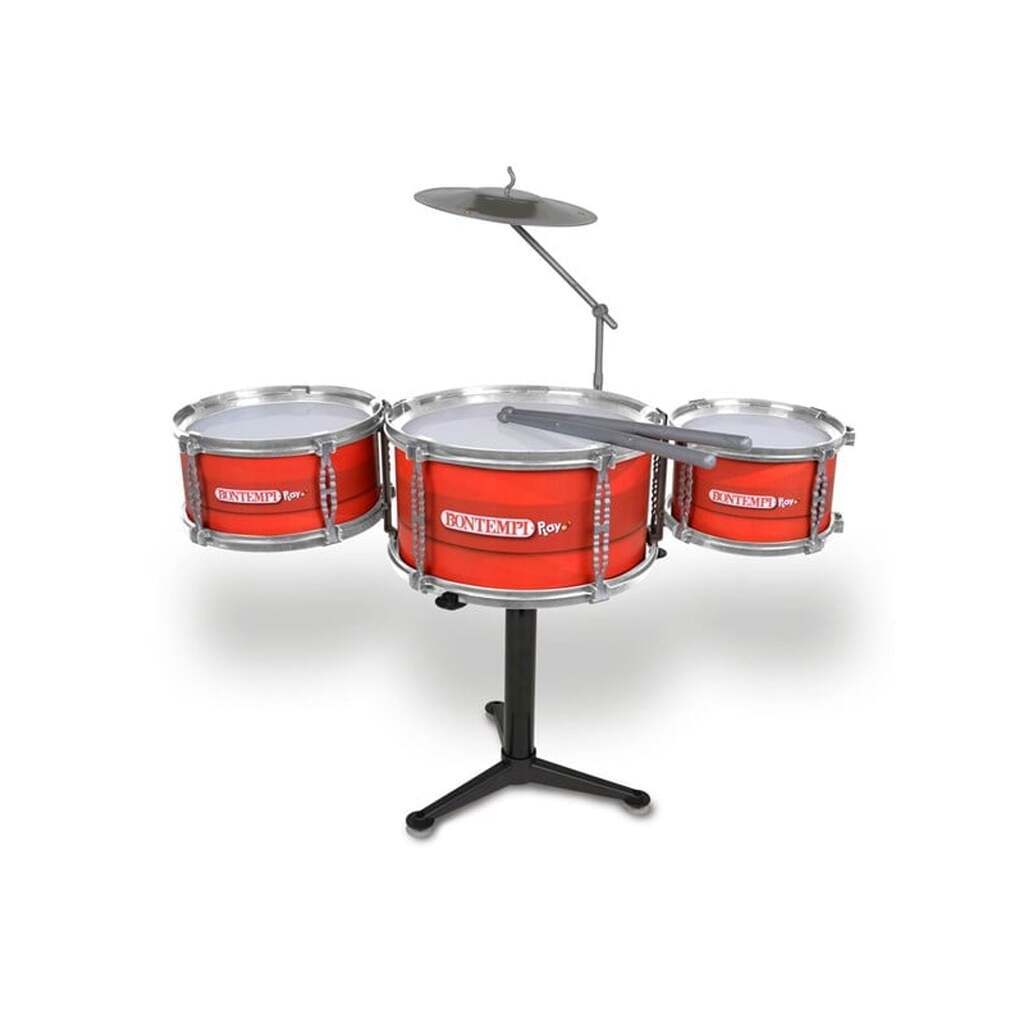 Bontempi Trommesæt 3 dele med bækken