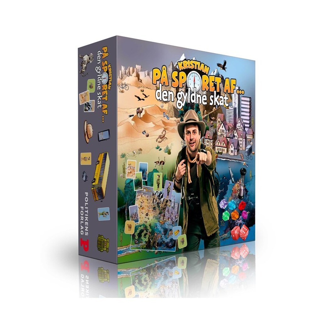 Politikens Forlag Kristian på sporet af den gyldne skat - spil