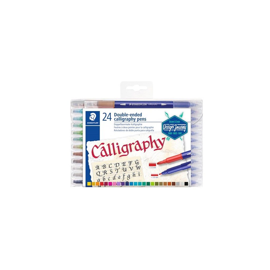 Staedtler STAEDTLER Kalligrafi Duo, 24 stk. ass