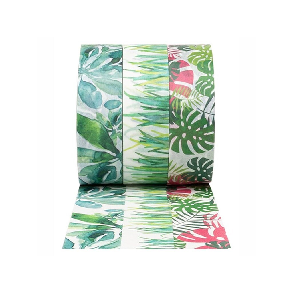 Colorations - Washi Tape Plants 3 Rolls 5mtr.