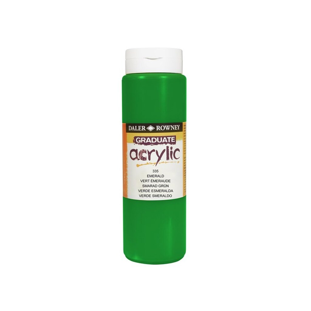 Daler-Rowney Graduate Acrylic 500 ml Emerald Green
