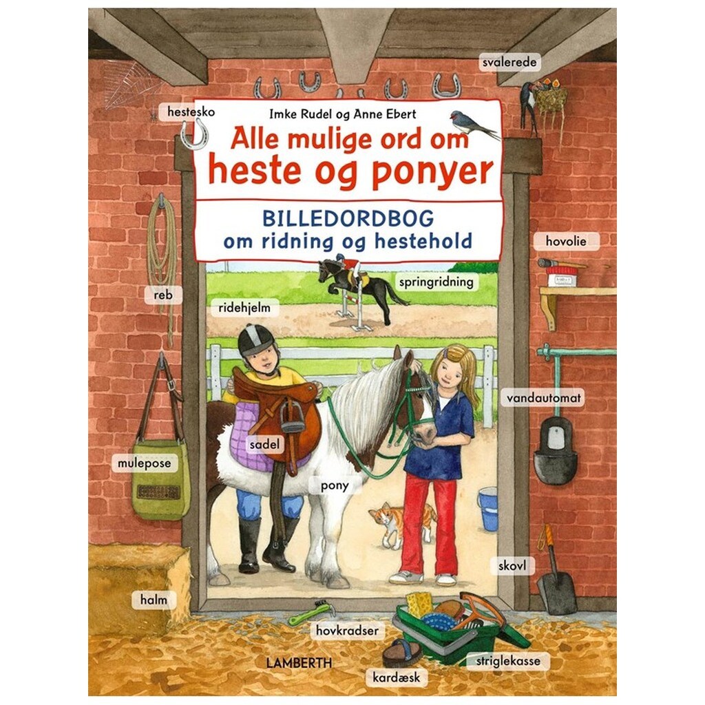 Alle mulige ord om heste og ponyer - Børnebog - Hardcover