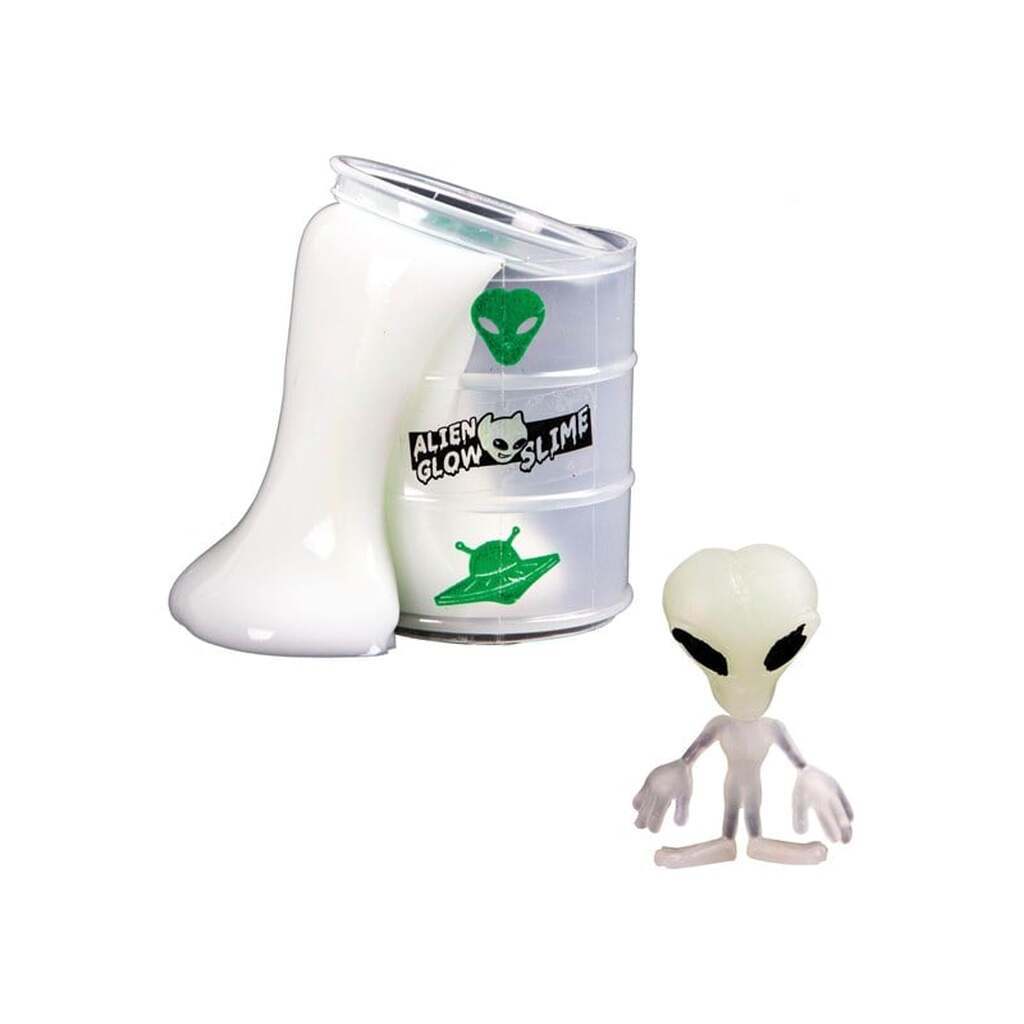 Toi-Toys Glow N Fun Oil Barrel with Glow in the Dark Slime Alien