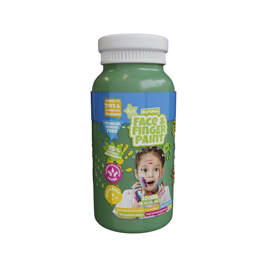 Boti Natural Face &amp; Fingerpaint Bottle - Green 250ml