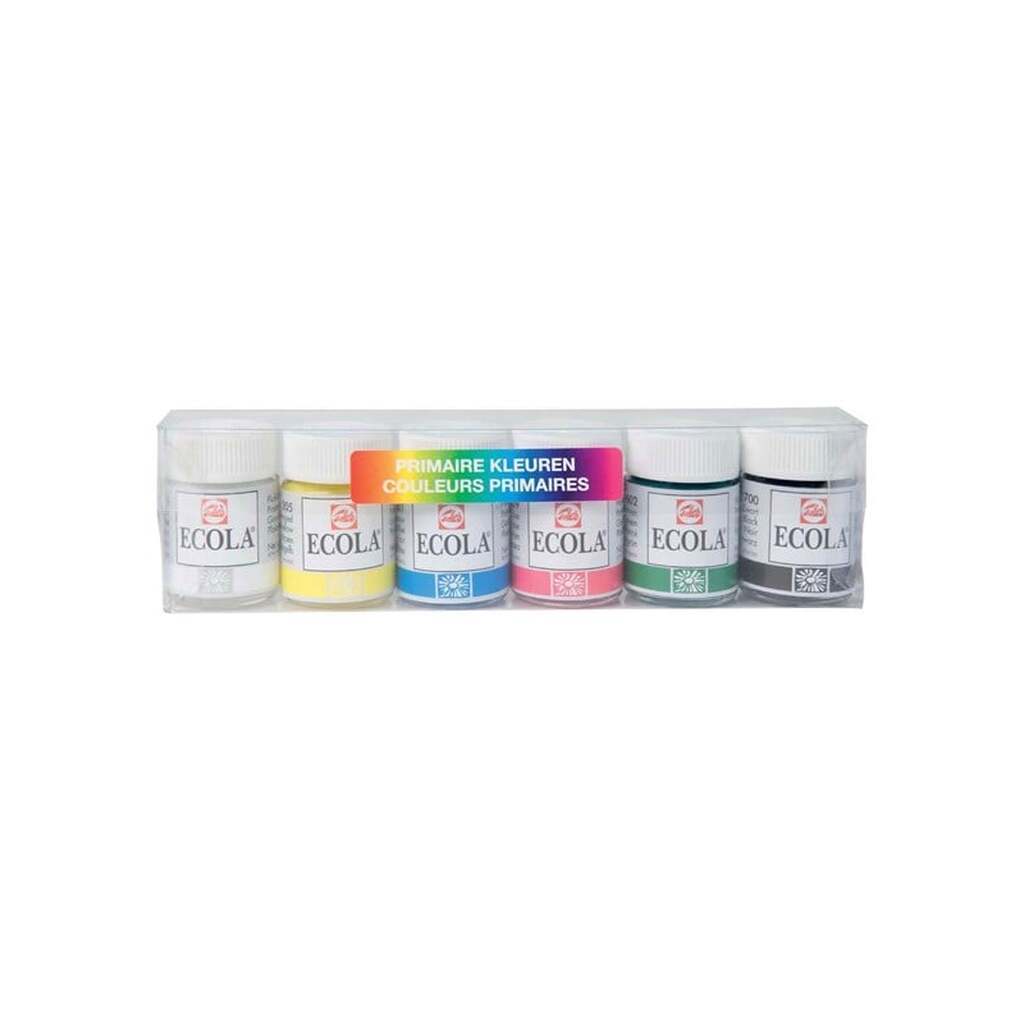 Bruynzeel Ecola Poster Paint Set Primary Colors 6x16ml