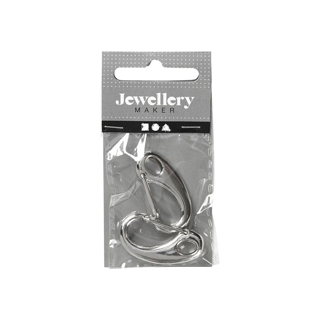 Creativ Company - Key hook Silver plated 2 pcs.
