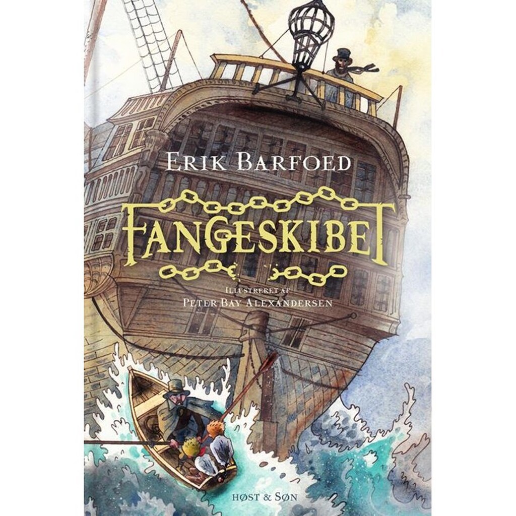 Fangeskibet - Børnebog - Hardcover
