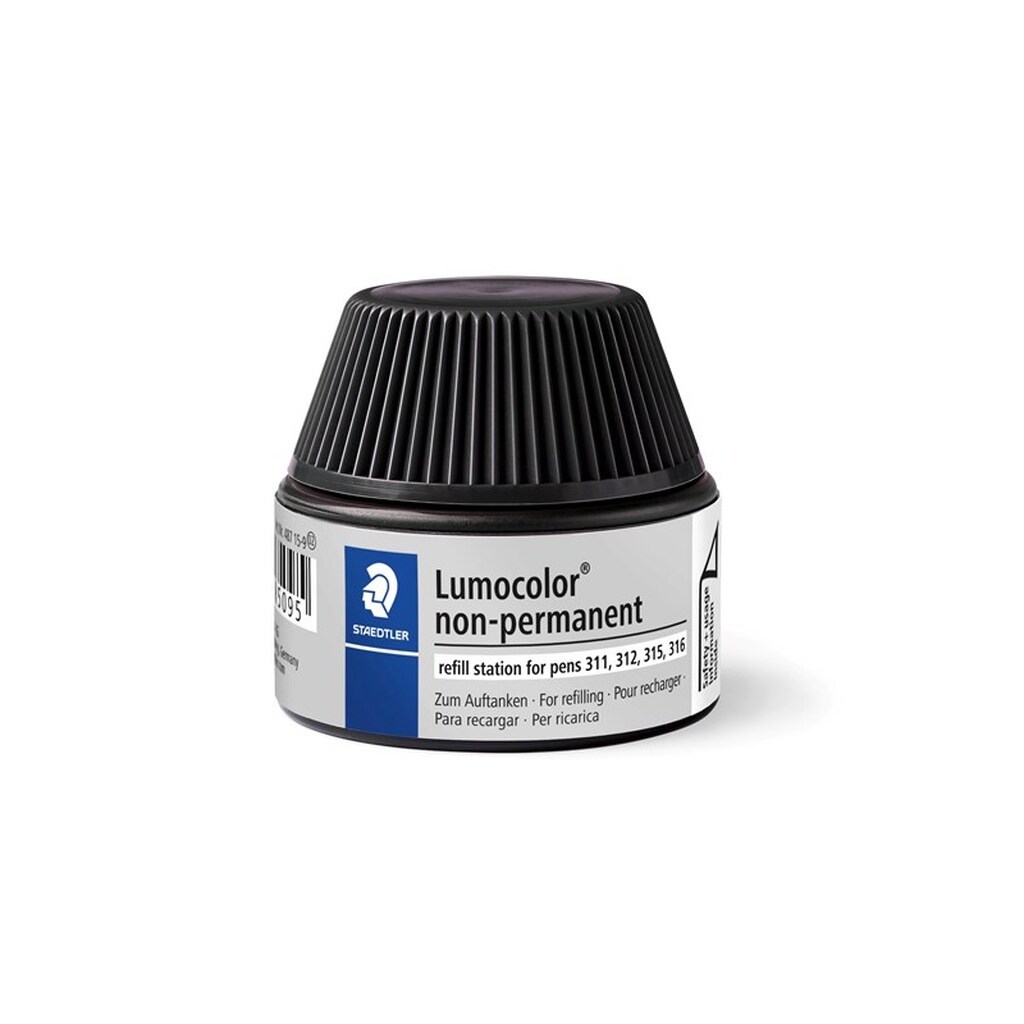 Staedtler REFILL, 4 STK, T/ LUMOCOLOR 311/312/315/316 SORT