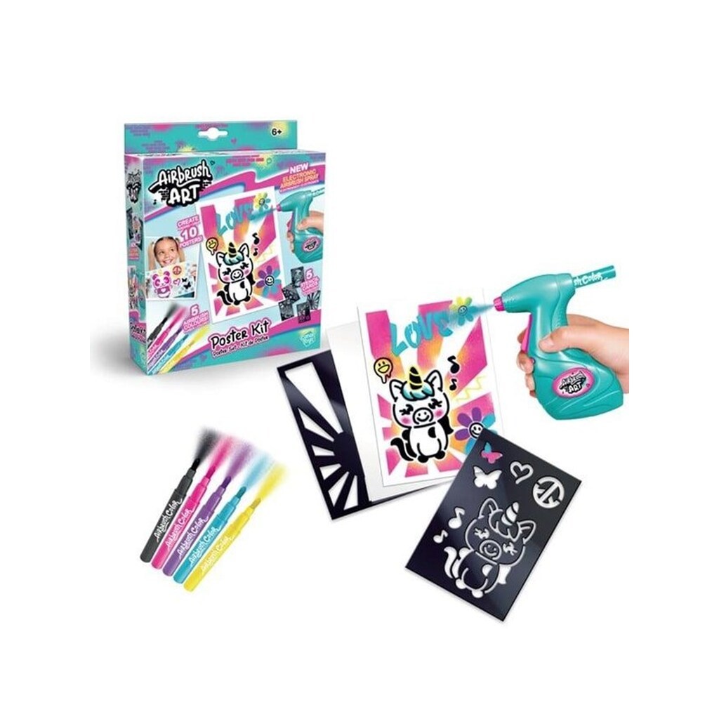Airbrush Art Mini Poster Kit