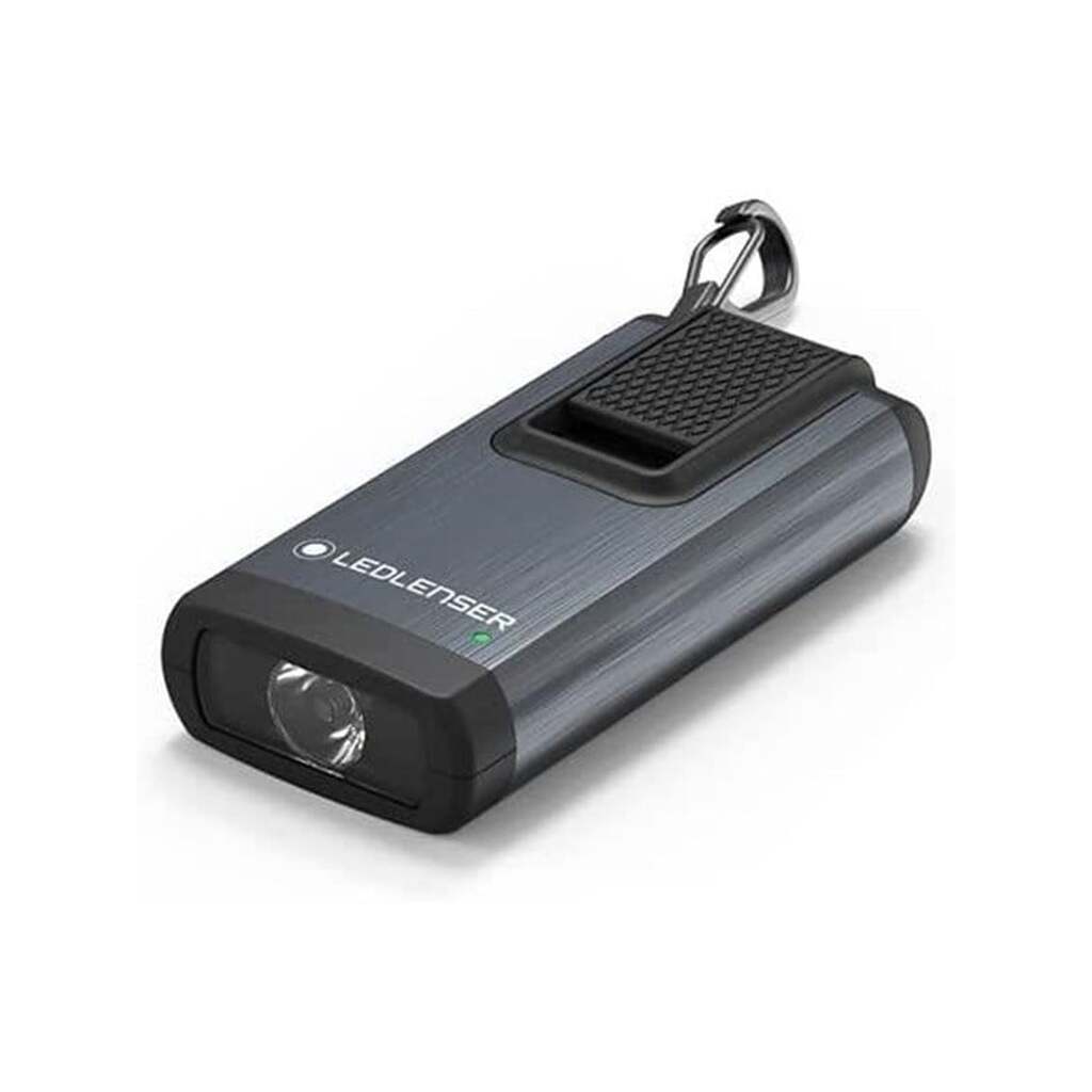 Ledlenser K6R nøglekæde-lommelygte, 400 lumen, grå