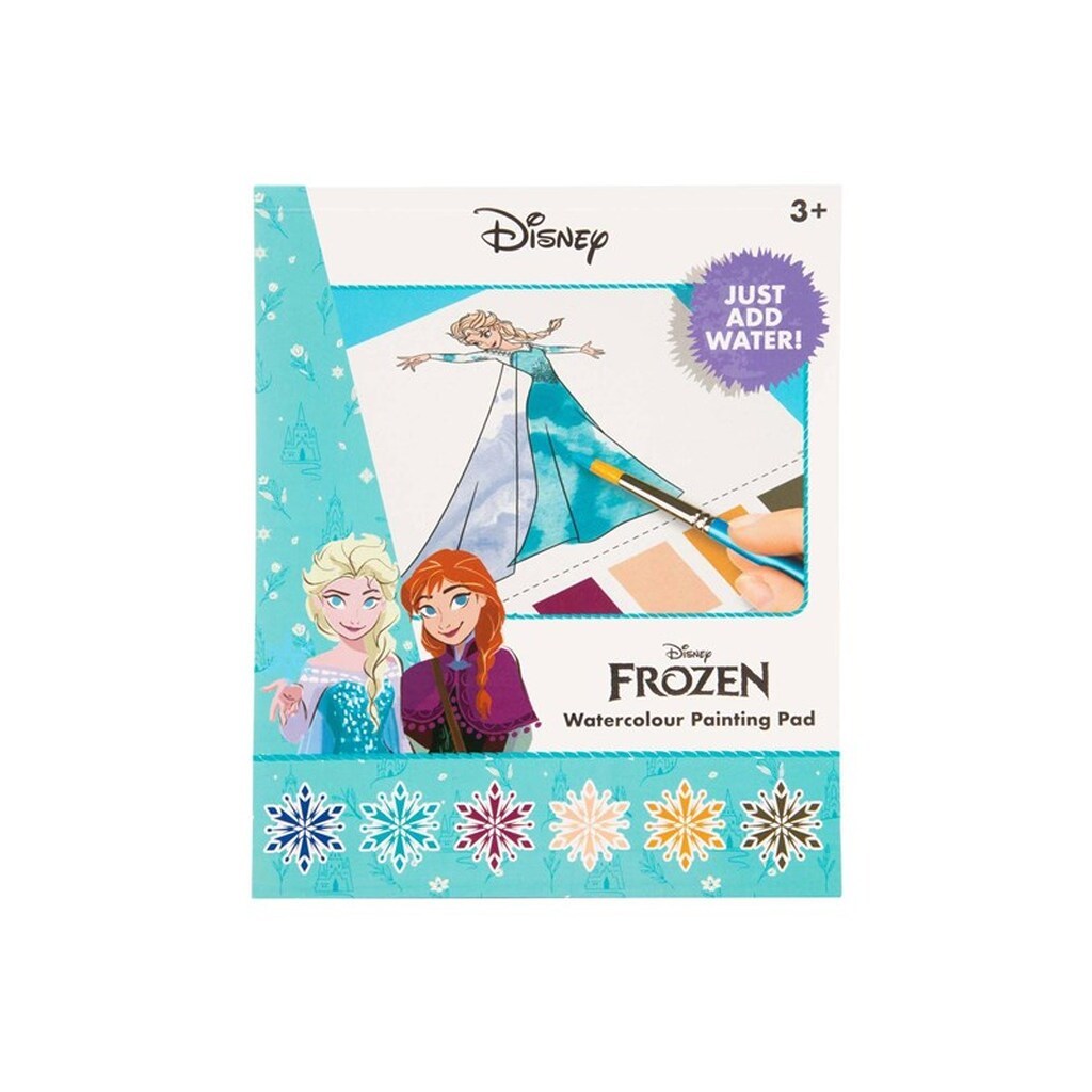 Disney Frozen Coloring with Water Coloring Block 27pcs. - Børnebog - paperback