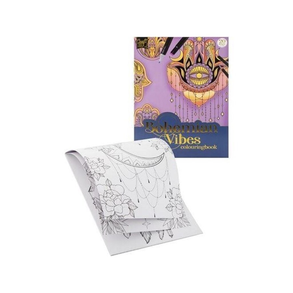 Creative Craft Group Malebog A4, 20 ark. 250g. 2 Bohemian Vi