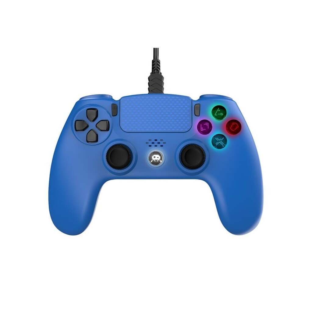 Freaks And Geeks Blue Wired Controller - 3 m - Wired Controller - Sony PlayStation 4