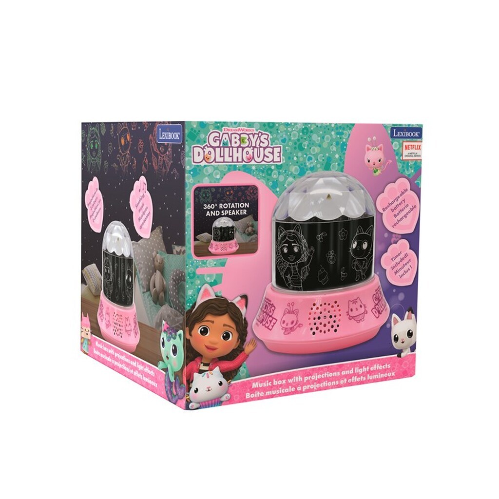 Gabby&apos;s Dollhouse Night Light Projector with Speaker