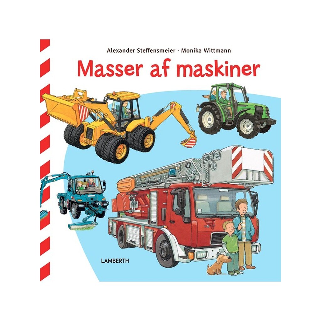 Masser af maskiner - Børnebog - hardcover